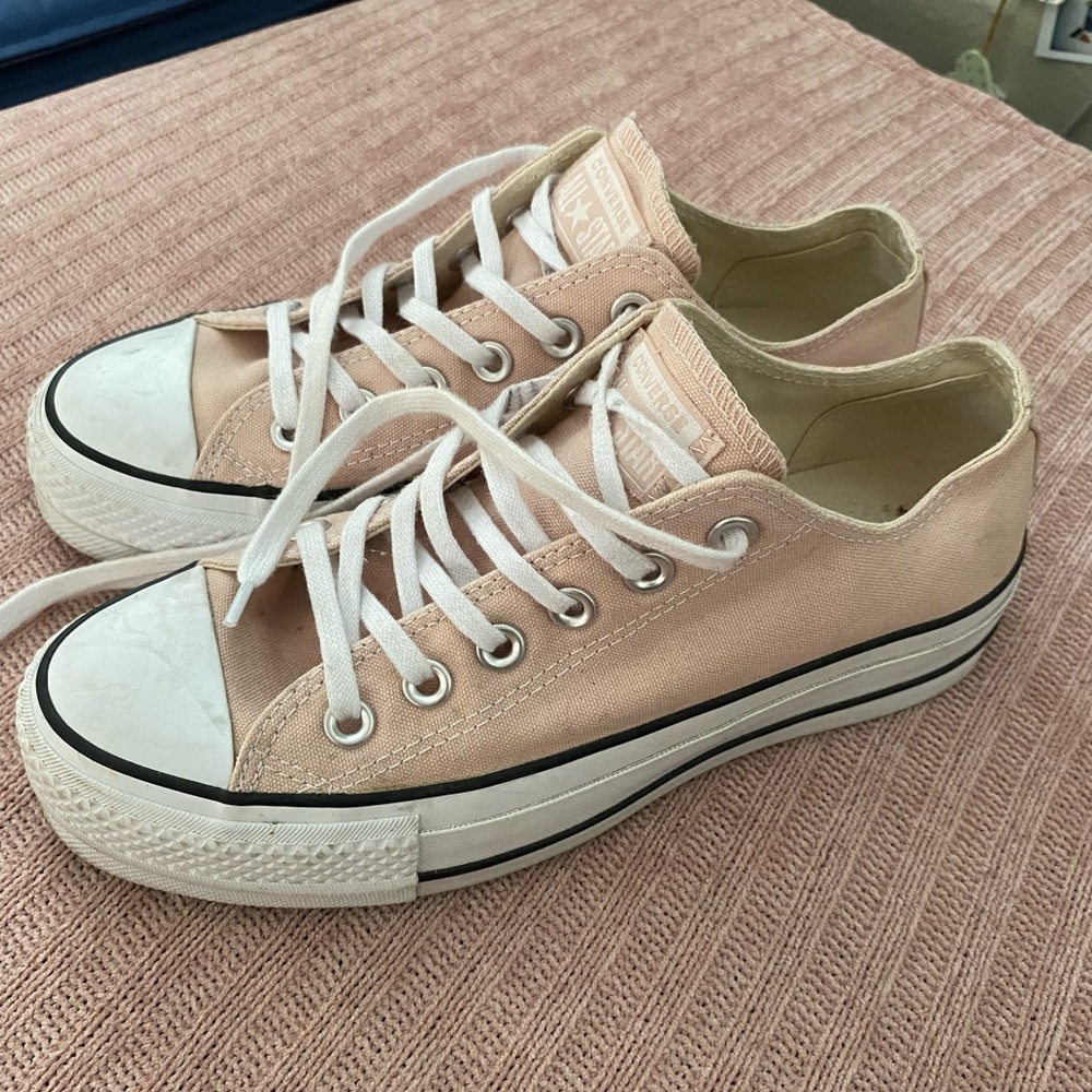 Pink Flatform Converse 💗